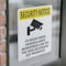 Signmission 24 Hour Video Surveillance With Symbol OSHA Security Notice Sign, Vinyl Decal, 10in W x 14in L, 2PK OS-2PACK-SN-D-1014-V-11692 - alternate 2